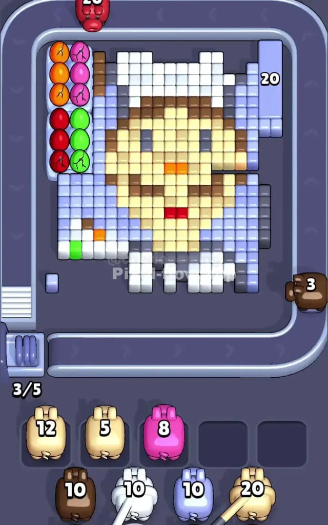 Pixel Flow Level 438 Solution 1