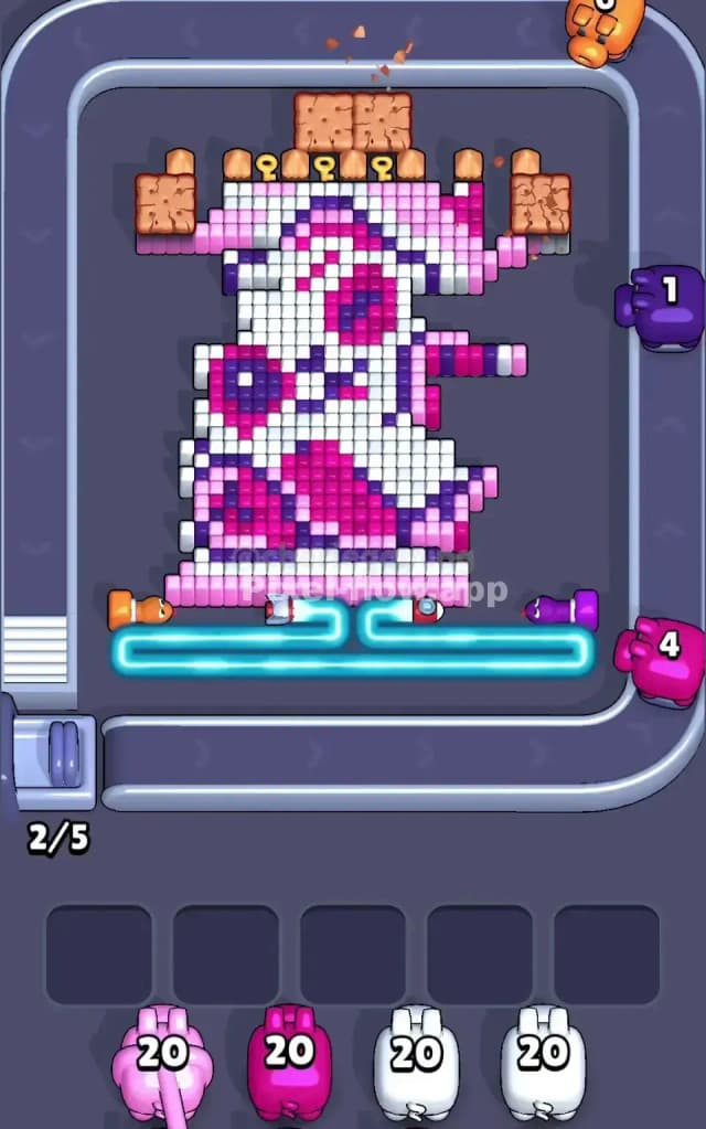 Pixel Flow Level 697 Solution 2