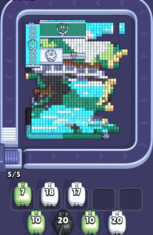 Pixel Flow Level 1672 Solution 1