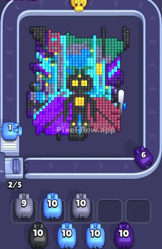 Pixel Flow Level 1884 Solution 1