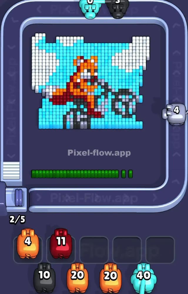 Pixel Flow Level 1533 Solution 1