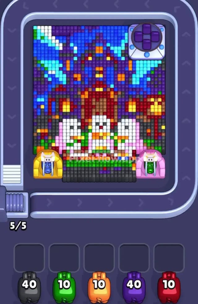 Pixel Flow Level 1829 Gameplay