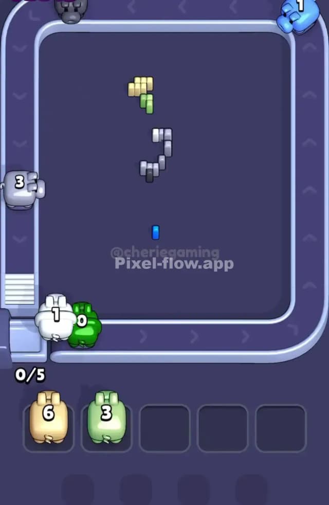 Pixel Flow Level 1668 Solution 3