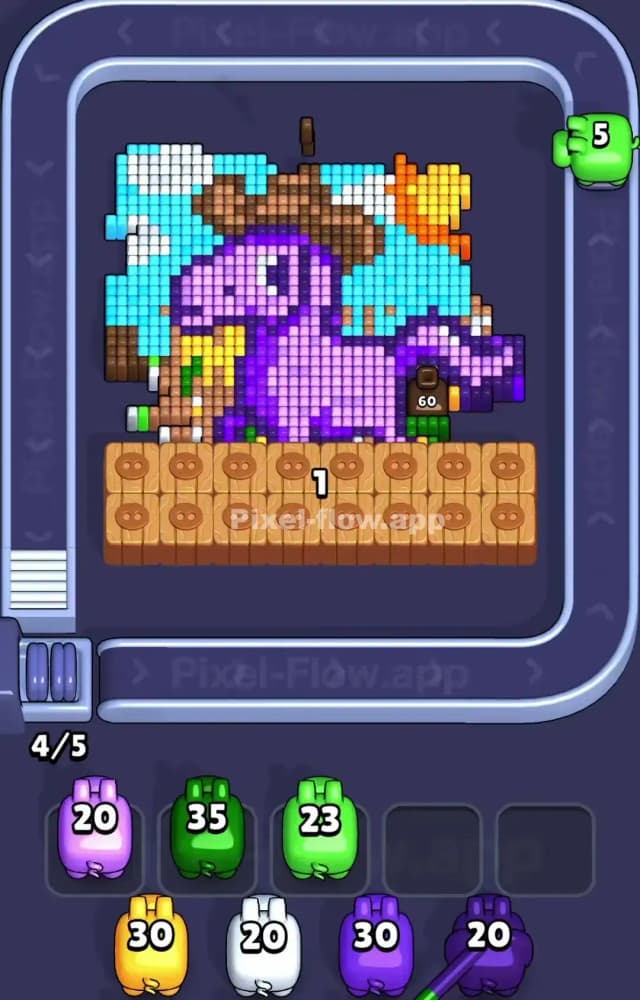 Pixel Flow Level 1522 Solution 1