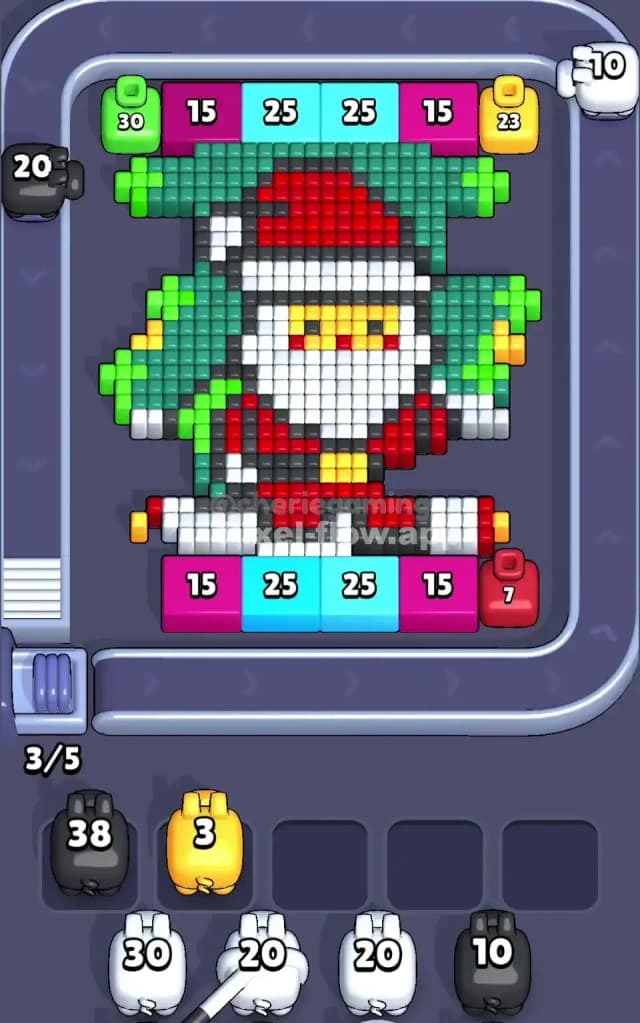 Pixel Flow Level 491 Solution 1