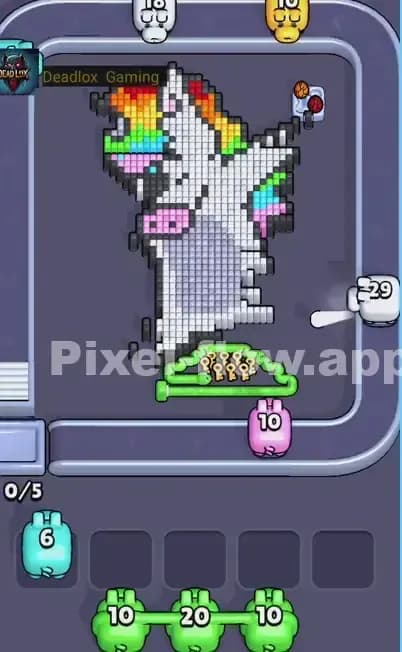 Pixel Flow Level 444 Solution 1