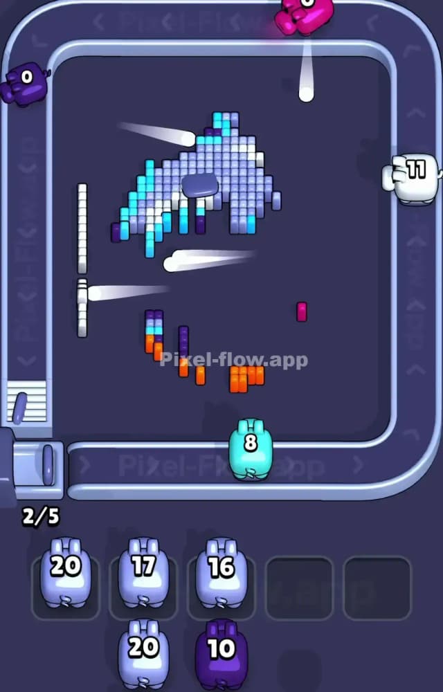 Pixel Flow Level 1551 Solution 3