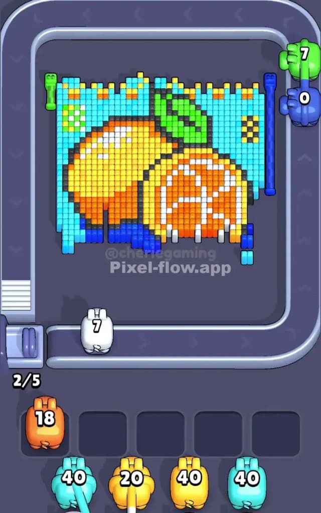 Pixel Flow Level 498 Solution 1