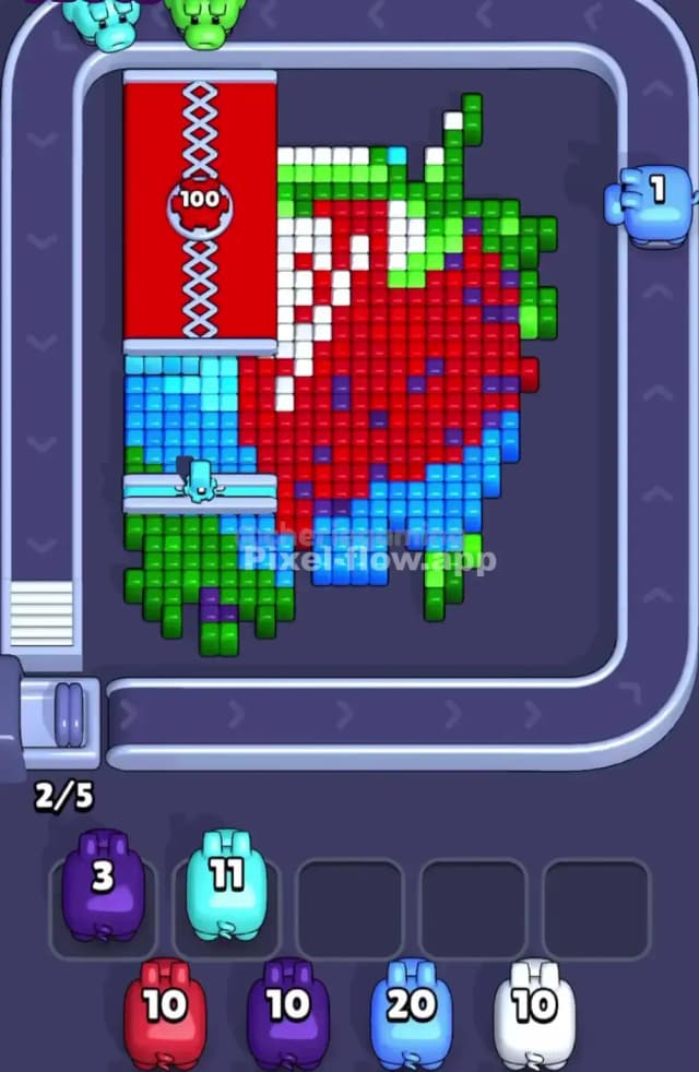 Pixel Flow Level 1671 Solution 1
