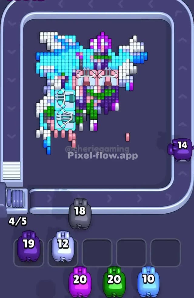 Pixel Flow Level 1692 Solution 2