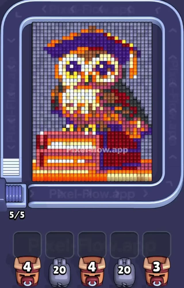 Pixel Flow Level 1415 Gameplay