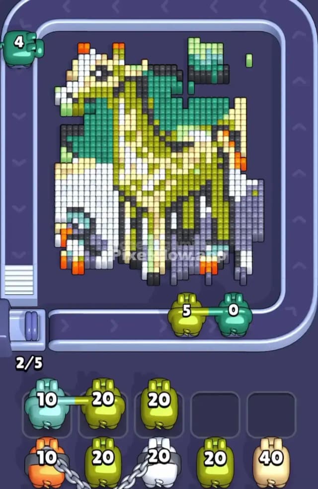 Pixel Flow Level 1865 Solution 1