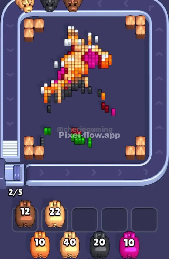 Pixel Flow Level 1896 Solution 2