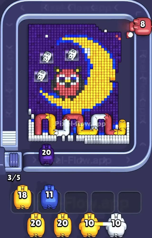 Pixel Flow Level 1151 Solution 1