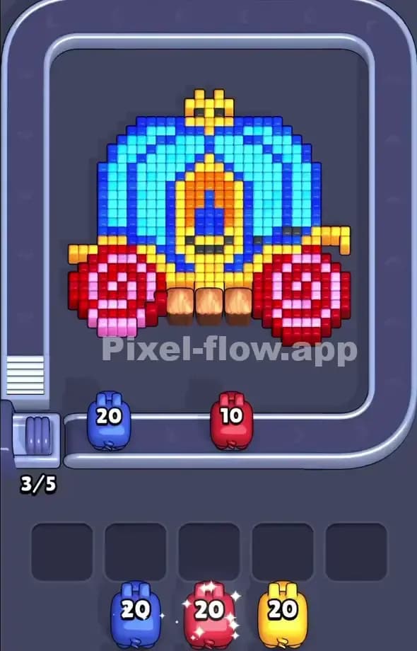 Pixel Flow Level 530 Gameplay