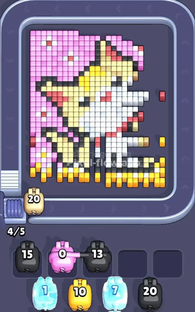 Pixel Flow Level 321 Solution 1