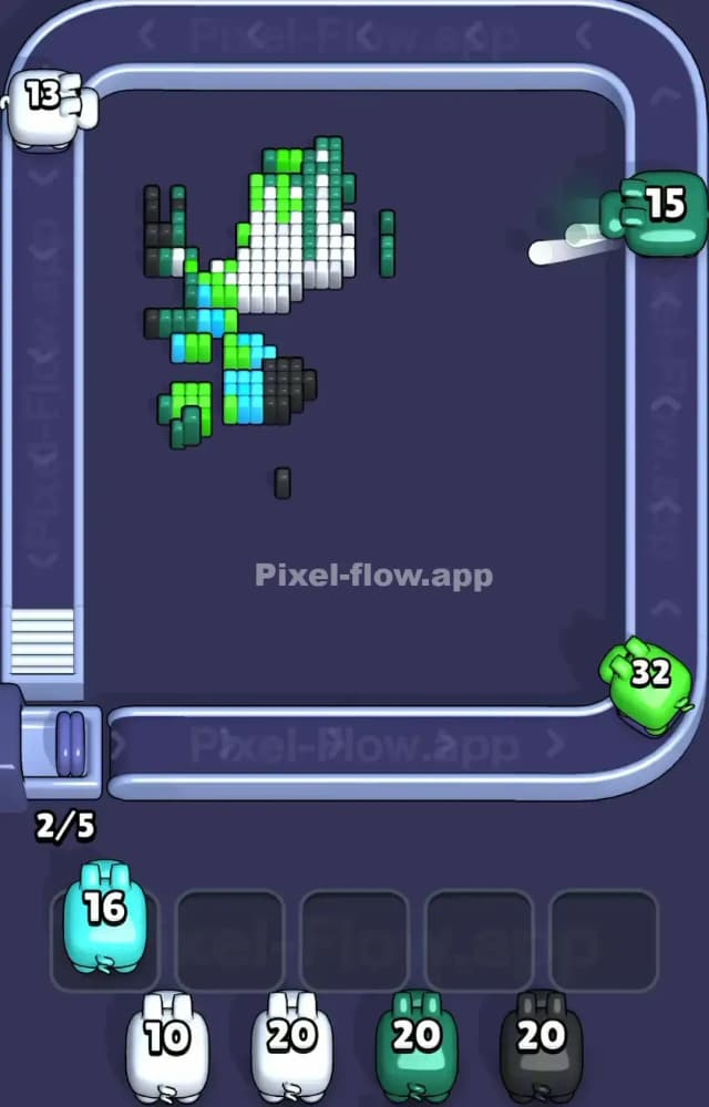 Pixel Flow Level 1520 Solution 3