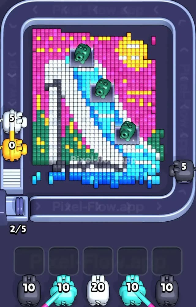 Pixel Flow Level 1154 Solution 1