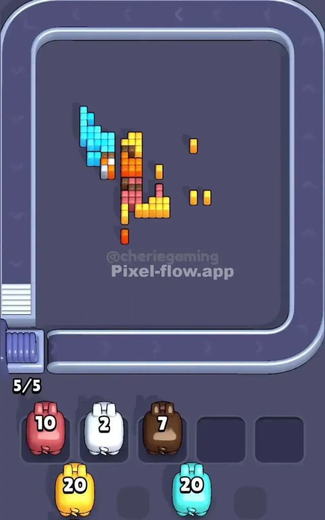 Pixel Flow Level 490 Solution 3