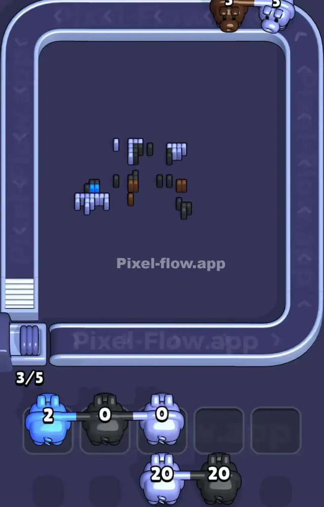Pixel Flow Level 1006 Solution 3