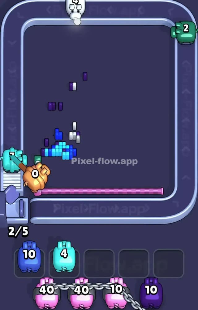 Pixel Flow Level 1195 Solution 3