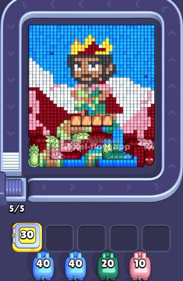 Pixel Flow Level 1818 Gameplay