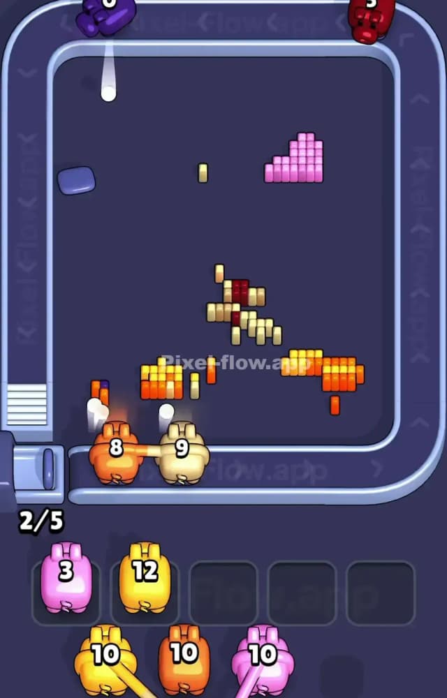 Pixel Flow Level 1467 Solution 3