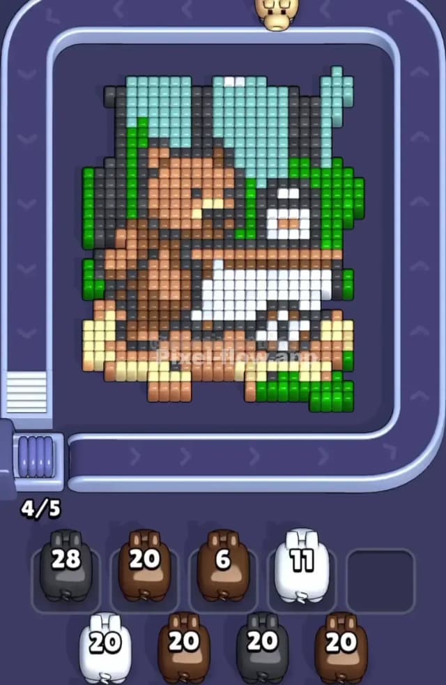 Pixel Flow Level 1821 Solution 1
