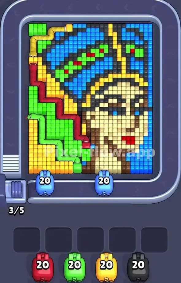 Pixel Flow Level 538 Screenshot