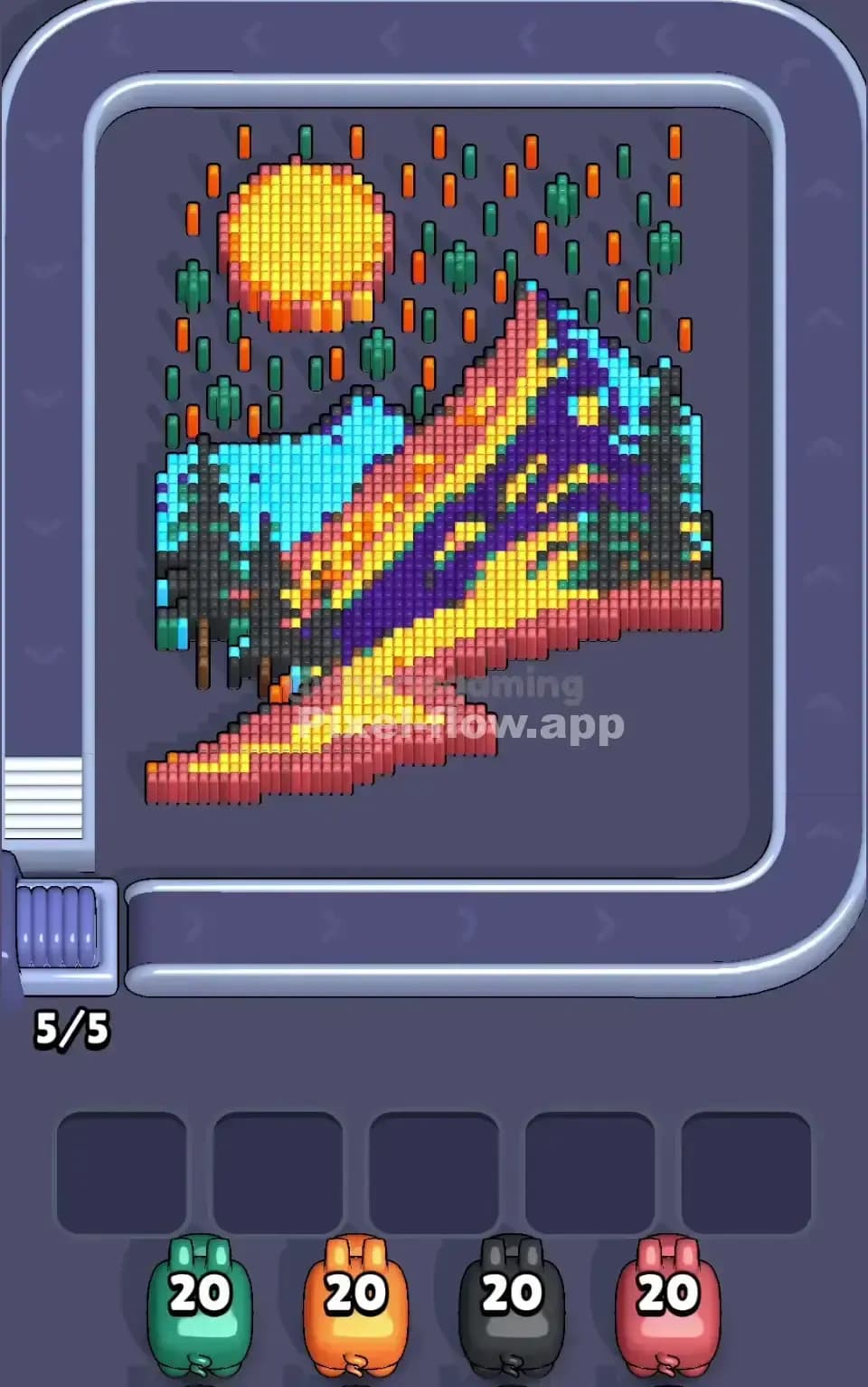Pixel Flow Level 425 Screenshot