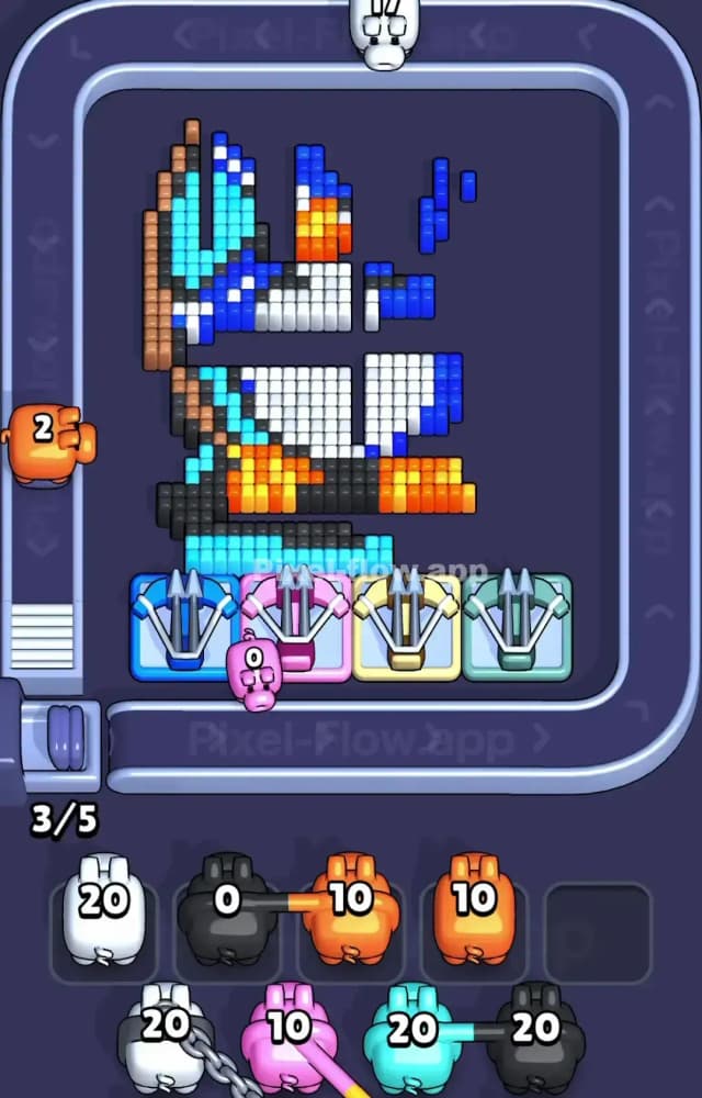Pixel Flow Level 1505 Solution 2