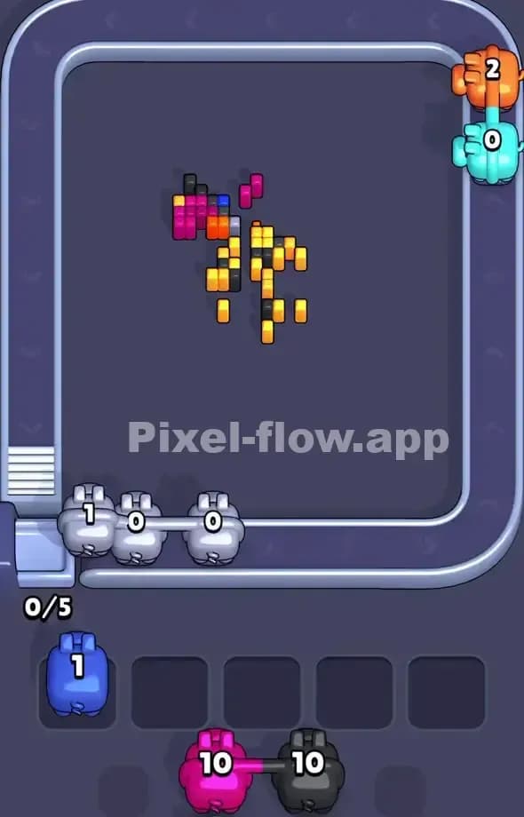 Pixel Flow Level 504 Solution 3