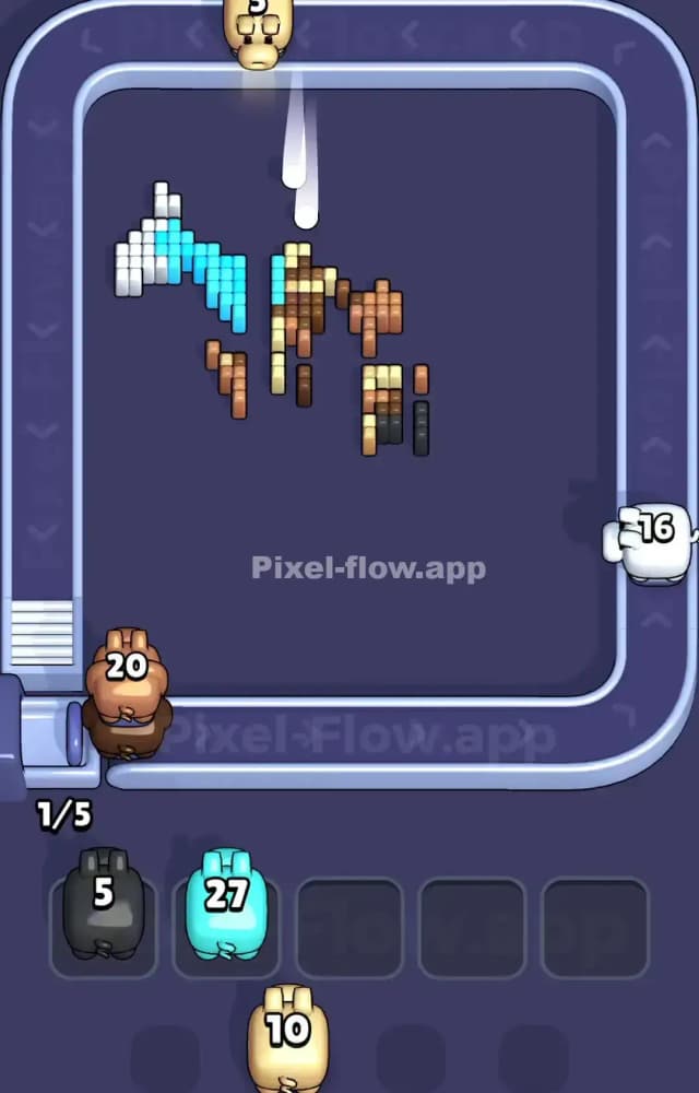 Pixel Flow Level 1023 Solution 3