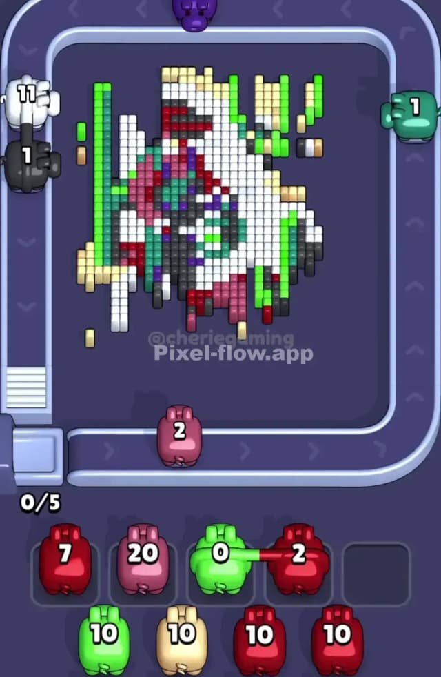 Pixel Flow Level 1813 Solution 2