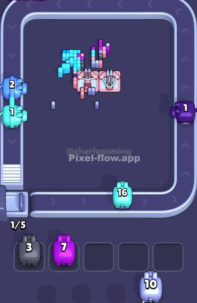 Pixel Flow Level 1692 Solution 3