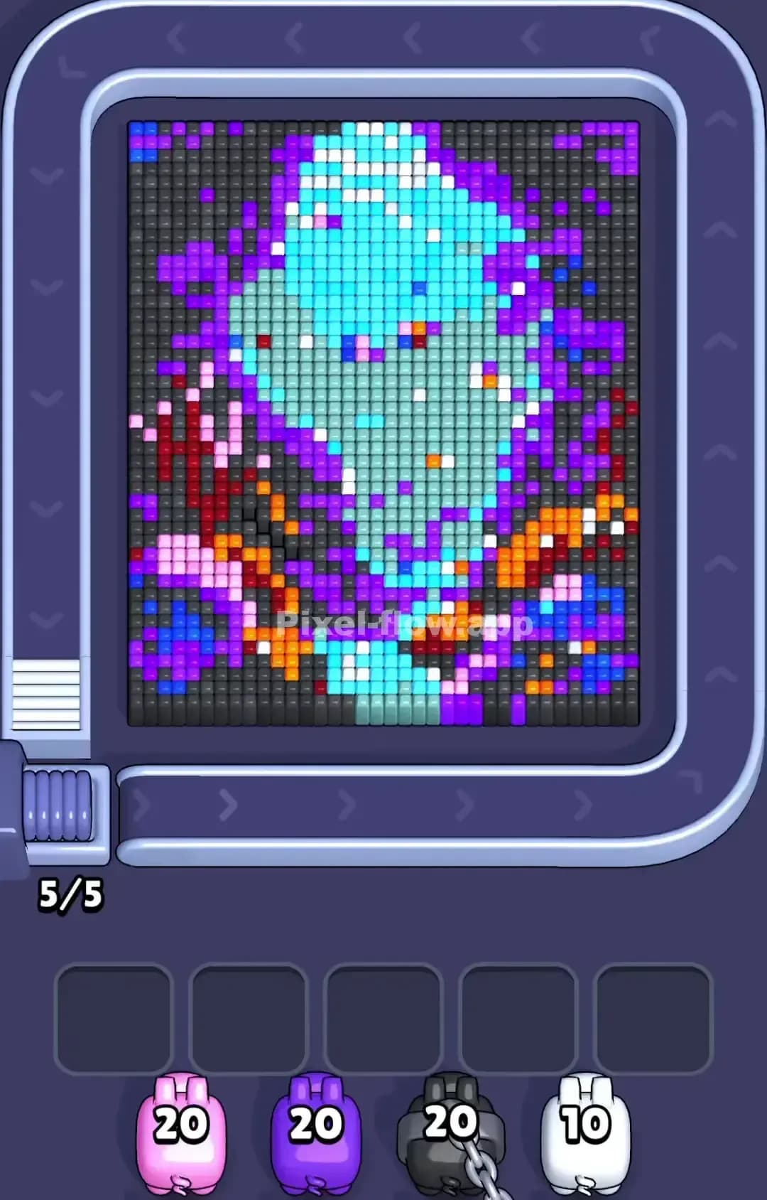 Pixel Flow Level 1048 Screenshot