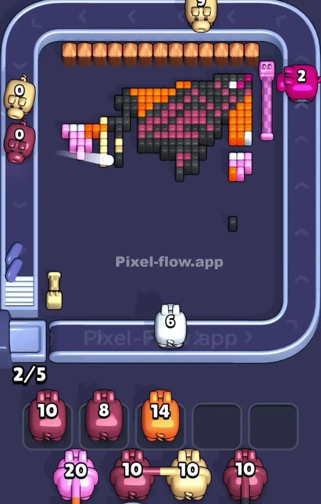 Pixel Flow Level 839 Solution 1