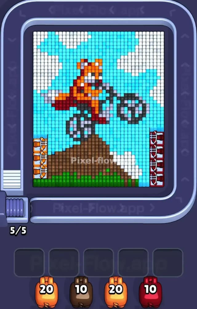 Pixel Flow Level 1533 Gameplay