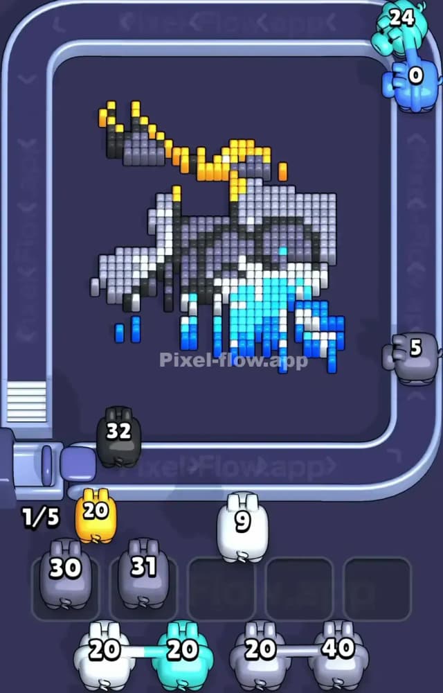 Pixel Flow Level 1553 Solution 2