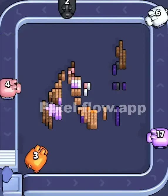 Pixel Flow Level 1882 Solution 3