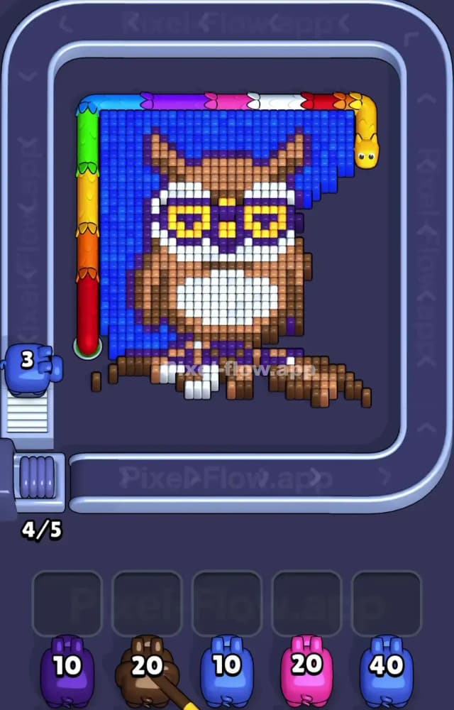 Pixel Flow Level 1186 Solution 1