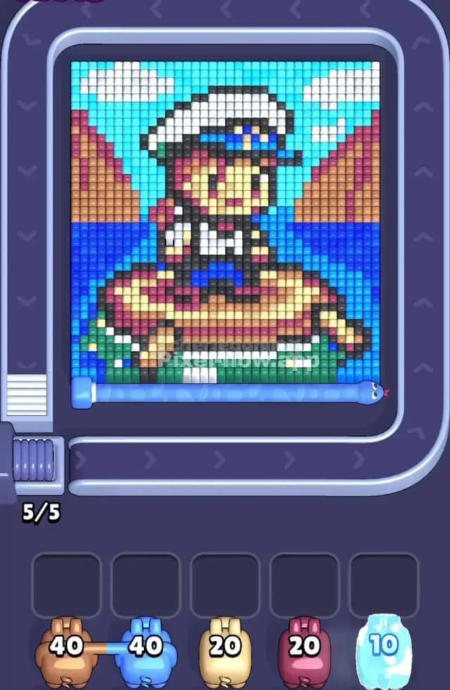 Pixel Flow Level 1887 Gameplay