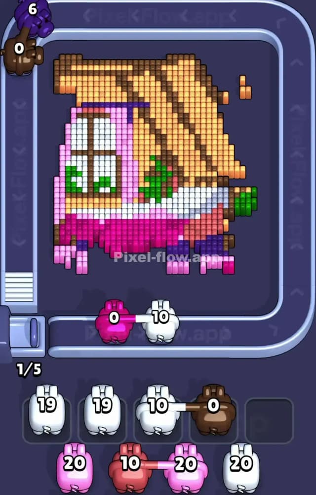 Pixel Flow Level 1539 Solution 1