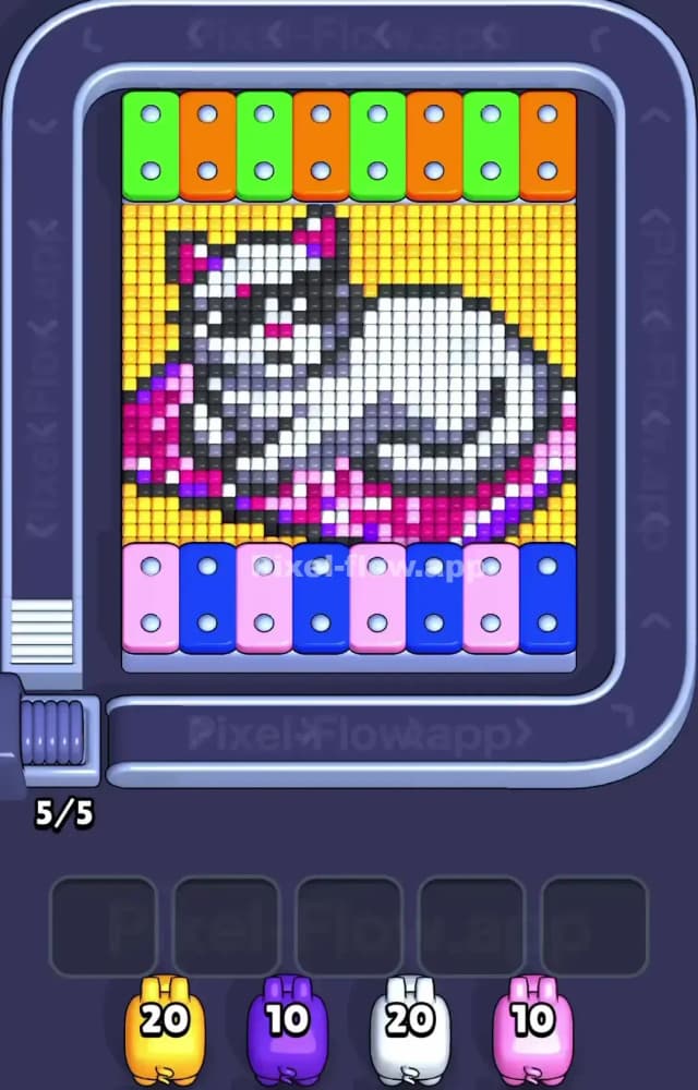 Pixel Flow Level 1403 Gameplay