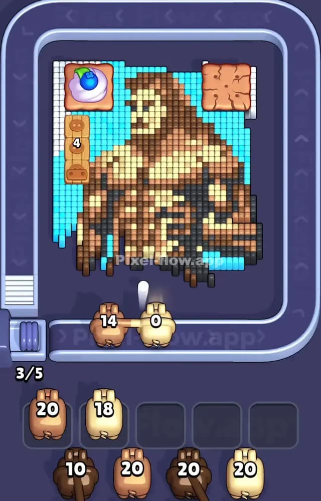 Pixel Flow Level 1023 Solution 1