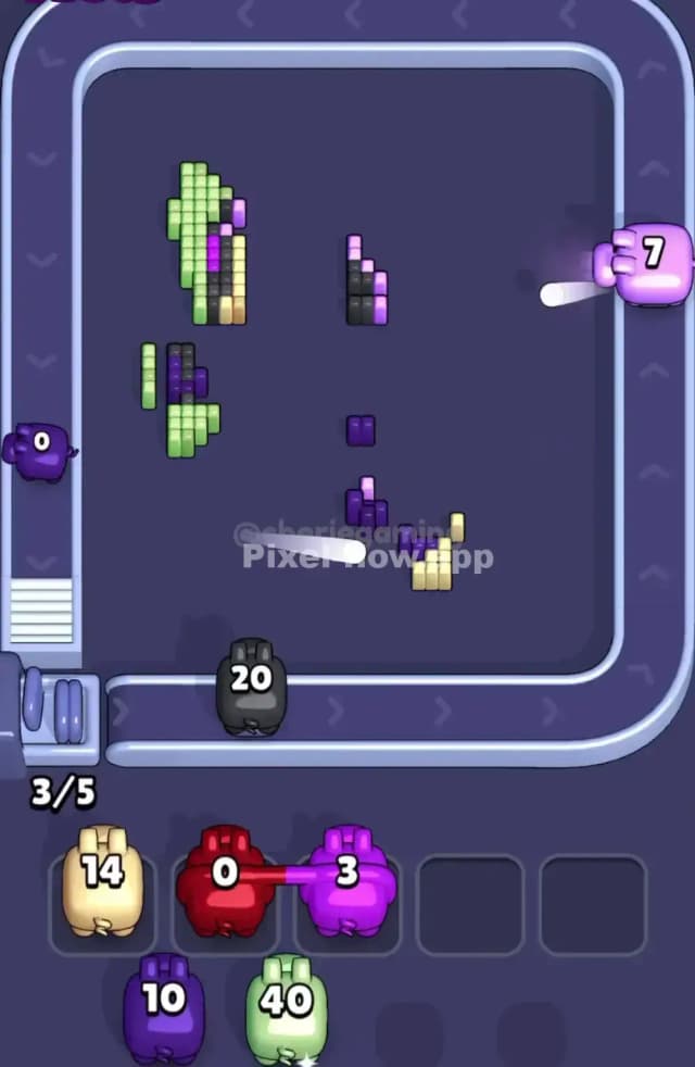 Pixel Flow Level 1797 Solution 3