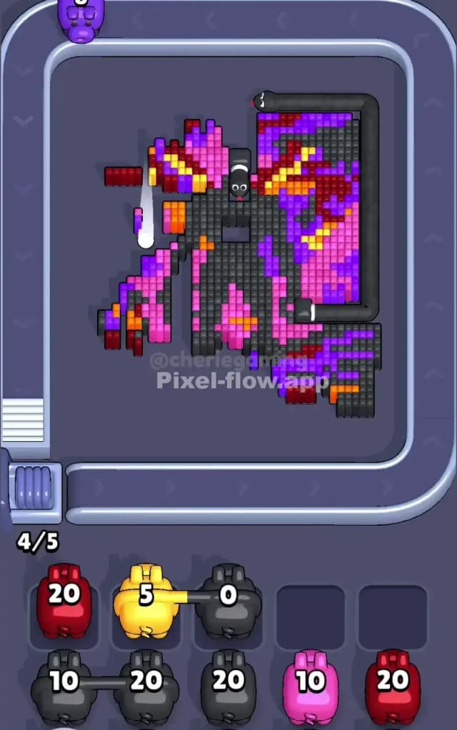 Pixel Flow Level 696 Solution 2