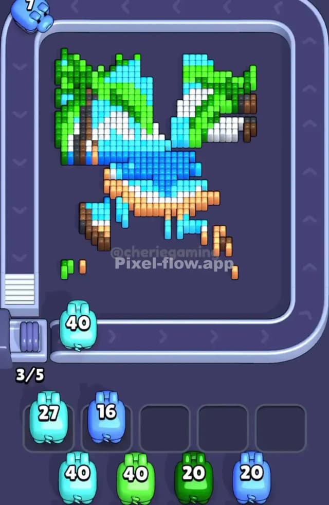 Pixel Flow Level 1838 Solution 2