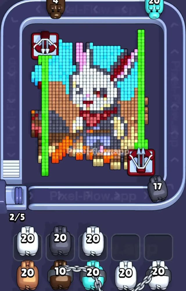 Pixel Flow Level 1503 Solution 1