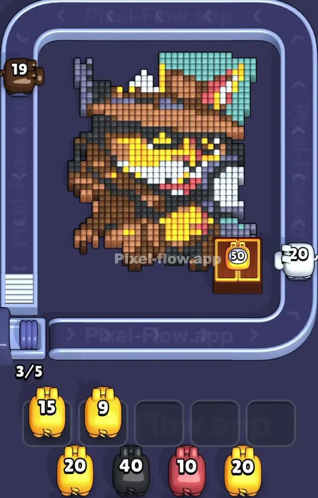 Pixel Flow Level 1534 Solution 1